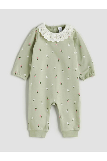 LC Waikiki Crew Neck Baby Girl 2 Thread Romper
