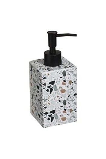 oemco White Cement Dispenser with Mosaic Pattern for Liquid Soap 270ml