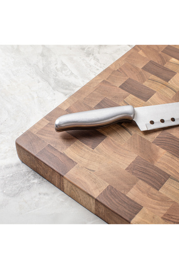 halohope Handmade Walnut Cutting Board, End Grain Wood Chopping Board