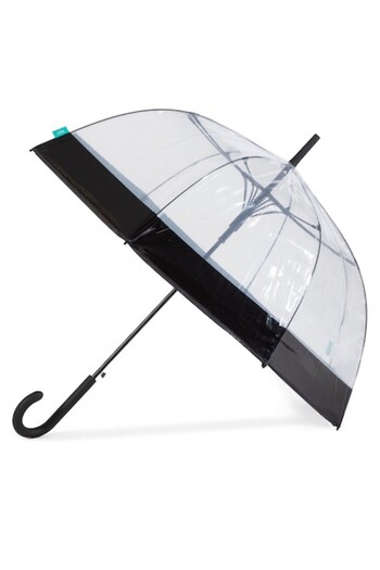 Perletti Automatic Umbrella Dome Shape, Black Edge, 89 cm
