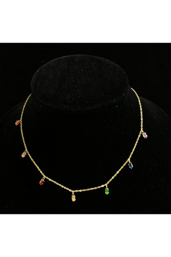 ElectraStore Multicolored Crystal Necklace