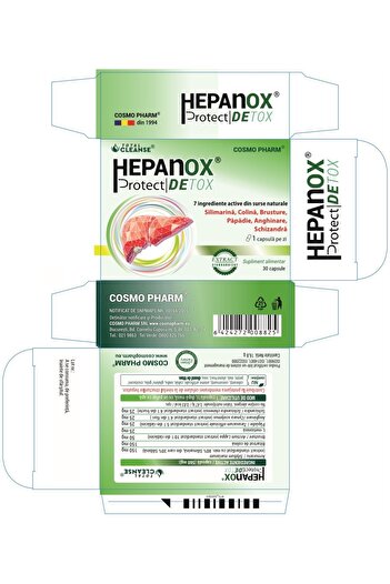 Cosmo Pharm Hepanox Protect Detox – Liver Protection, 30 Capsules