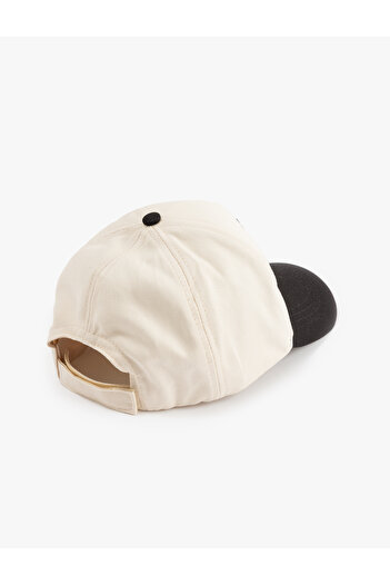 Koton Cotton Embroidered Cap Hat