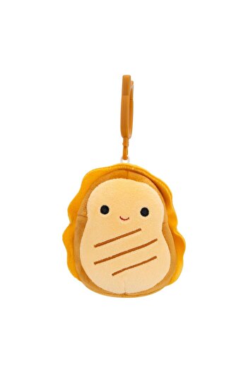 Squishmallows Cheese Toast Lil Gouda 9cm with Clip Cp00480