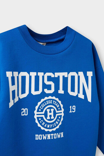 DeFacto Mavi Erkek Bebek Sweatshirt E9238A5/BE142