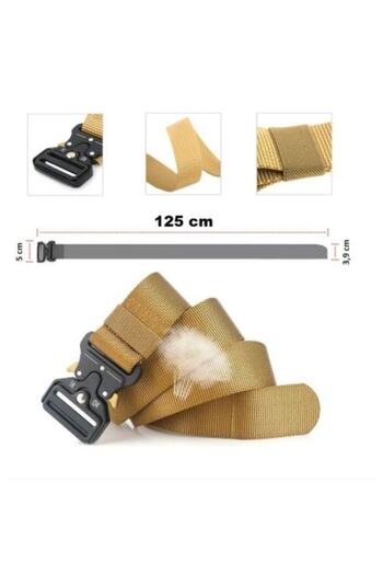 cribeau Curea Tip Centura Tactical Combat, Unisex, 131x3.8 cm