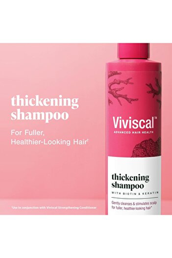 viviscal Thickening Shampoo Formulated with Biotin & Keratin & Fortified with Marine Collagen & Seaw
