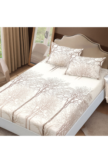 NufJoy Finet Gros Elastic Fitted Sheet Set for Mattress 160x200 cm and 2 Pillowcases 50x70 cm