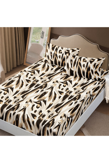 NufJoy Finet Gros Elastic Fitted Sheet Set for Mattress 160x200 cm and 2 Pillowcases 50x70 cm