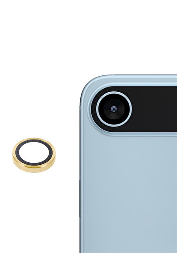Wtech Apple iPhone Air 5G 2025 Premium Alloy Ring Camera Lens Tempered Glass Protector Shield