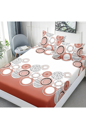NufJoy Finet Gros Elastic Fitted Sheet Set for Mattress 160x200 cm and 2 Pillowcases 50x70 cm