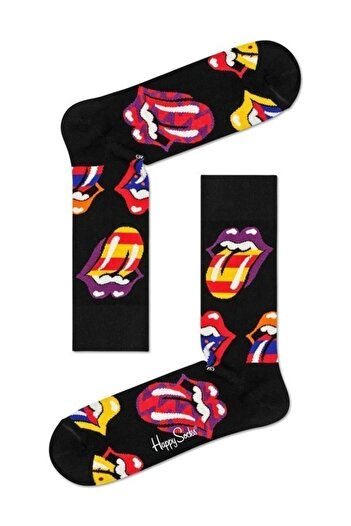 Generic Happy Socks Kids Baby Rolling Stones 4-Pack Gift Box – Colorful Cotton Socks Set