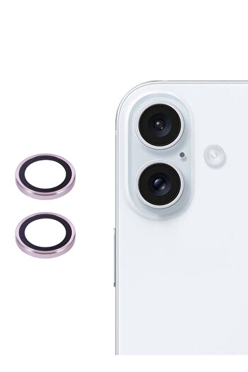 Wtech Apple iPhone 17 5G 2025 Premium Alloy Ring Camera Lens Tempered Glass Protector Shield