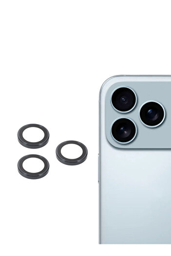 Wtech Apple iPhone 17 Pro 5G 2025 Premium Alloy Ring Camera Lens Tempered Glass Protector Shield