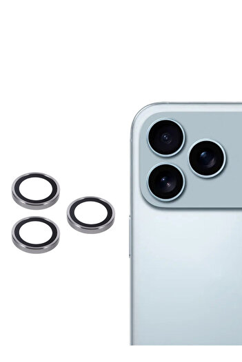 Wtech Apple iPhone 17 Pro Max 5G 2025 Premium Alloy Ring Camera Lens Tempered Glass Protector Shield
