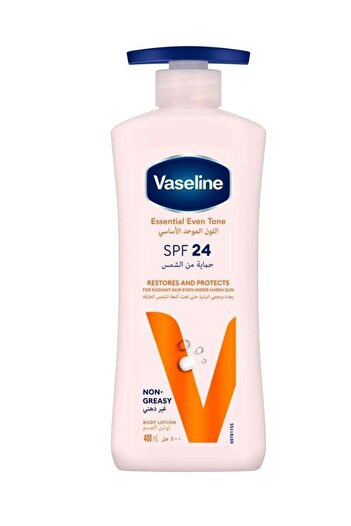 Vaseline essential even tone Body Lotion with SPF 24, 400ml