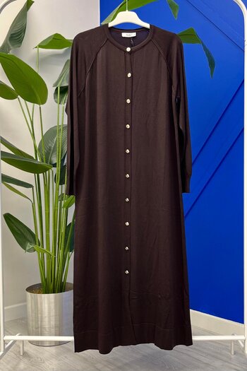 Nuss 512 Basic Long Mercerized Cardigan