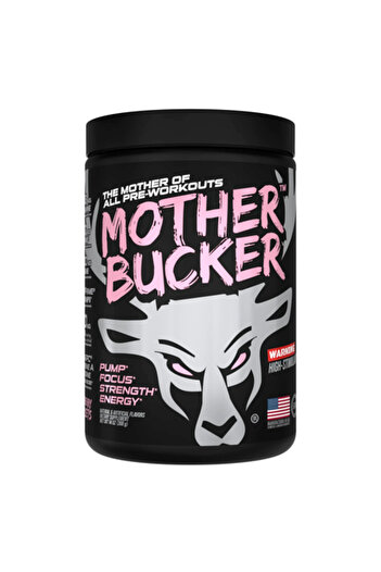 BUCKED UP Mother Bucker Pre Workout Strawberry Super Sets - 20 Servings