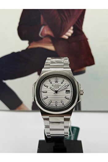 JG. Polo Club STEEL MEN'S WRISTWATCH 5 ATM WATERPROOF