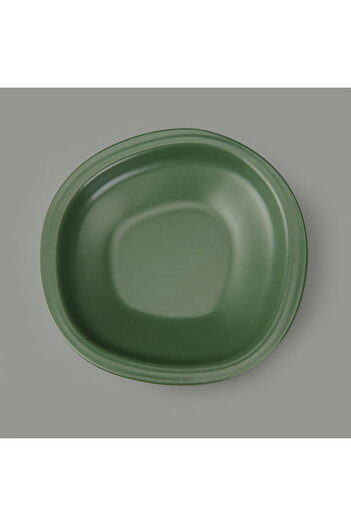 ASPARTAM Kitchen Bloom Deep Dinner Plate - Green - 23 cm