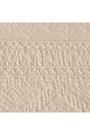 MATMEL Soft Salhi Double Bedspread Set - Cream - 230X240 cm