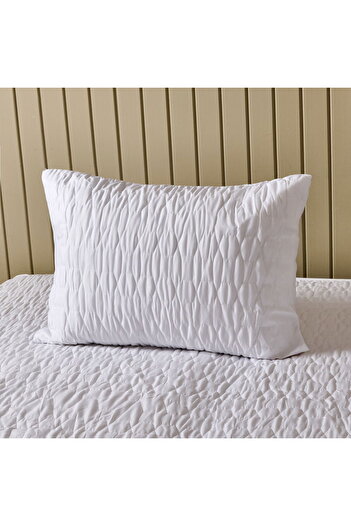 ASPARTAM Soft Liquid-Proof Quilted Pillow Mattress - White - 50X70 cm