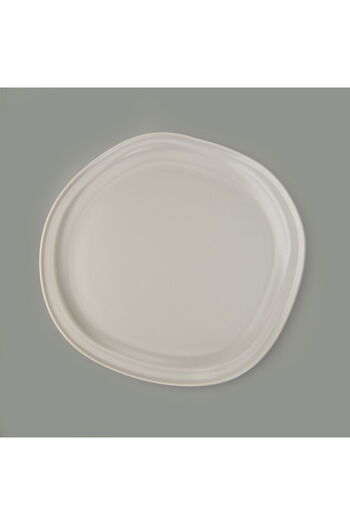 ASPARTAM Kitchen Bloom Serving Plate - Gray - 29 cm