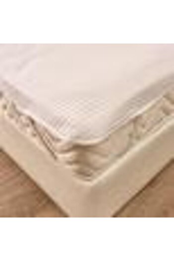 ASPARTAM Soft Thunder Single Quilted Elastic Mattress Pad - White - 100X200 cm