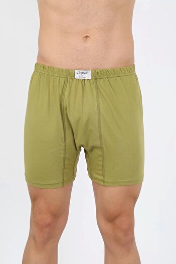 emosavm Fashion Men's Cotton Long Underwear Khaki