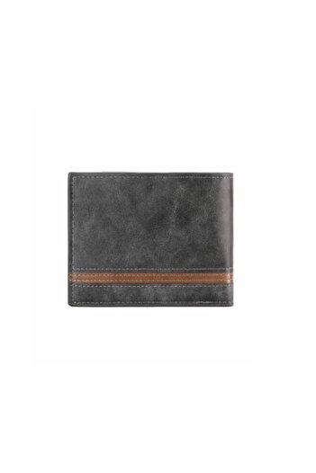 Fstyle New men's wallet with multiple pockets and features, attractive and in European and American style, short and casual