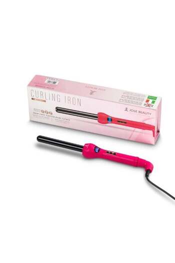 jose beauty Professional Hair Curling Iron by Josy Beauty - Black and Pink