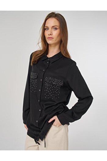 Kayra Double Pocket Tunic Black