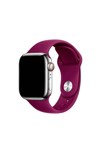 Apple Watch Strap Silicone Dark Rose 42/44/45/46/49mm