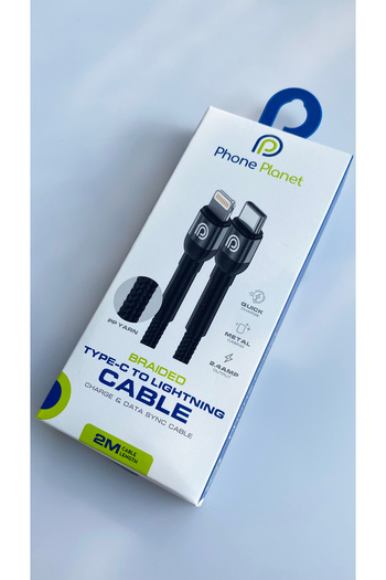 PHONE PLANET TYPE-C/Lightnng Phone Charging Cable, Length 1.20