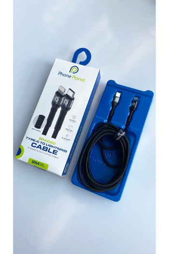 PHONE PLANET TYPE-C/Lightnng Phone Charging Cable, Length 1.20
