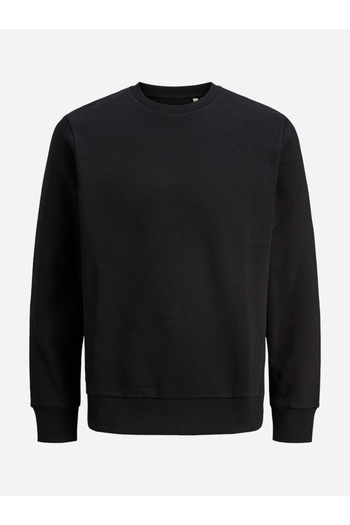 Produkt By Styli Black Basic Crew Neck Sweatshirt