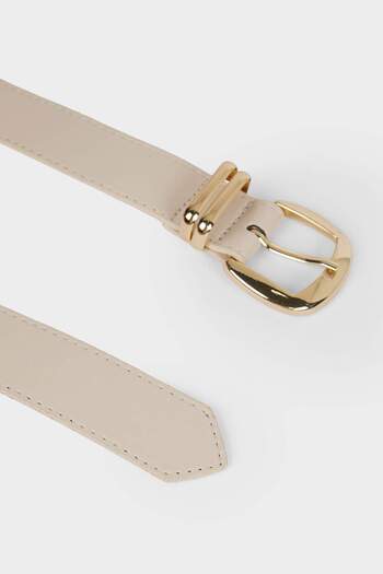 DeFacto Women's Rectangular Buckle Faux Leather Jean Belt F8375Axns