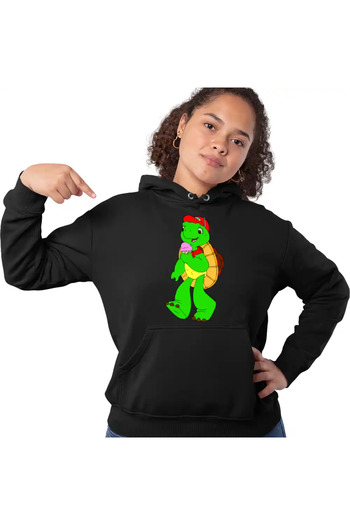 OEM Franklin Turtle Women's Hoodie Ice Cream