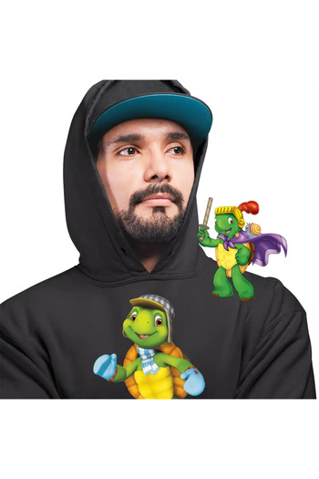 OEM Men's Hoodie Franklin the Turtle Dancing