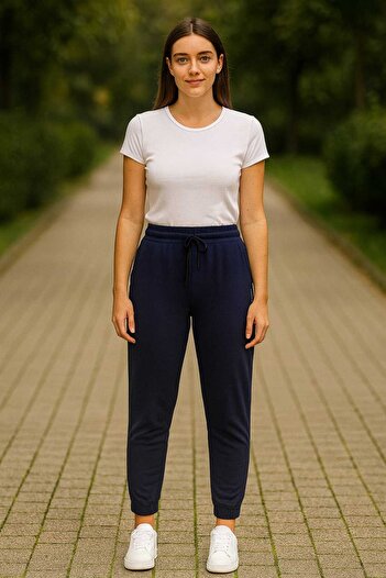 ECK MODA Women's Modal Fabric Full Lycra Stretchy Elastic Leg Jogger Sweatpants