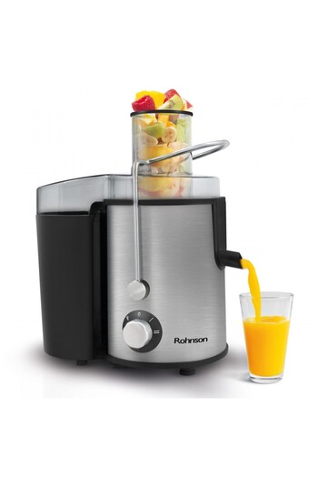 ROHNSON Storcator de fructe centrifugal, 600 W, 0.6 L, Ø 65 mm, 11.000 - 14.000 rpm, 75 dB, R438