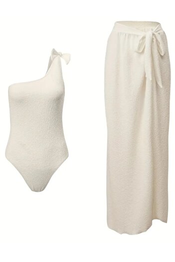 G&H UNDERWEAR Σετ μαγιό Pareo σε χρώμα Ivory