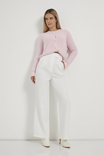 Arma Life Armalife 3108 Beli Elastic Cirt Closure Palazzo Women's Pants