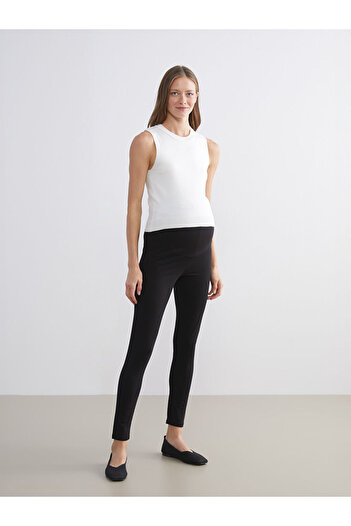 LC Waikiki Create Your Style from Uzg Store |   Maternity Leggings with Elastic Waist and Abdominal Panel