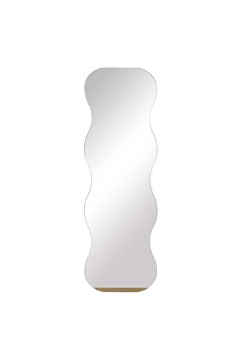 Danube Home Roman Metal Abstract Standing Mirror – Full-Length Stylish Metal Frame Mirror for Bedroom & Living