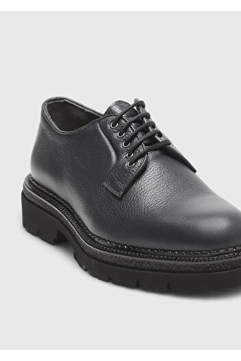Ramsey Anthracite Leather Casual Shoes