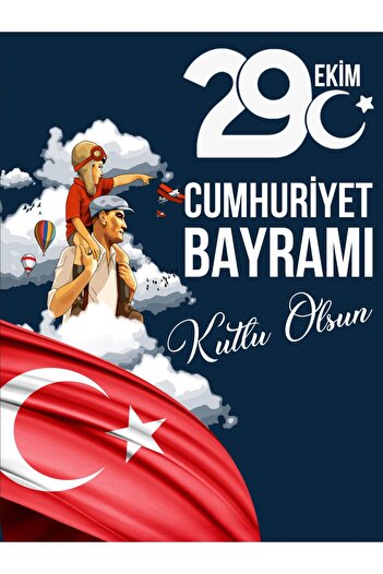 PROMISEBACKDROP2 29 Ekim Cumhuriyet Bayramı, Kutlu Olsun, Okul Etkinlik, Fotoğraf Çekimi, Kumaş Arka Pano 150x200