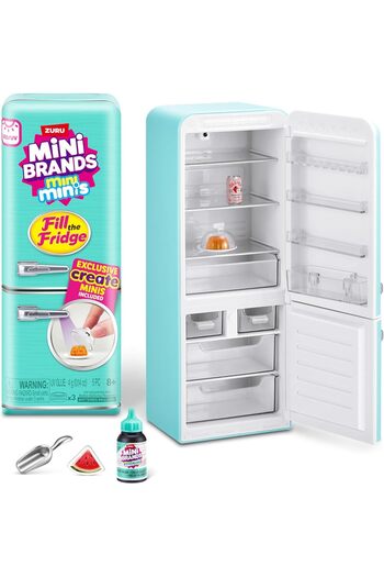 Zuru Mini Brands Fill The Fridge Playset, Model 77673TQ1, 9.84″×3.94″×3.62″, Age 8+