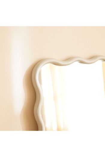 Danube Home Mio Spiral Wavy Mirror – Decorative Wall Mirror for Bedroom, Living Room & Hallway 90x149 cm