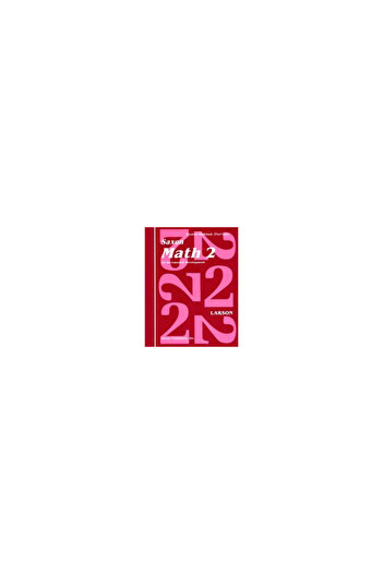 Saxon Publishers Set de caiete de lucru Matematică 2 1e [Cu fișe]